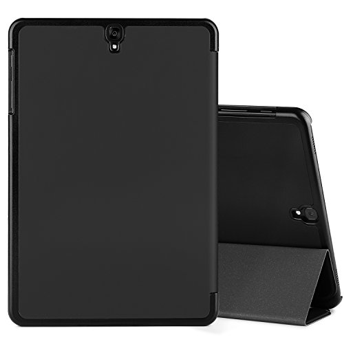 Samsung Galaxy Tab S3 9.7 Hülle, IVSO hochwertiges PU Leder Etui – mit Standfunktion, super 360° Anti-Wrestling, ist für Samsung Galaxy Tab S3 9.7 Tablet PC (Schwarz) - 6