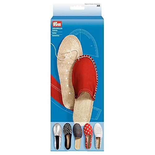 Espadrilles - Sohlen Gr. 37 mit ausführlicher Anleitung und Schnittmuster