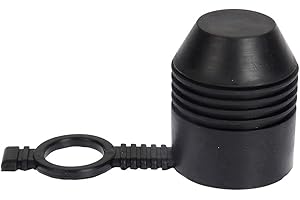 Spotlight OROK - Cache Boule attelage remorque avec Anneau, Compatible rotule Droite ou col de Cygne - Diamètre 50mm - Compatible avec Tous Types de Boule d'attelage remorque - Fabriqué en Caoutchouc