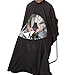 Remylady® Black Hair Cutting Cape for Mobile Devices with Window -163 cm * 142 cm