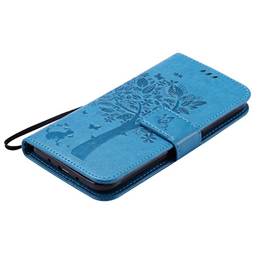 Leder Tasche für Samsung Galaxy J7 2016 SM-J710 / Samsung Galaxy J5 2016 SM-J510 Flip Case / Samsung Galaxy J3 2015/2016 SM-J310F SM-J320F Schutzhülle, Moon mood® PU Leder Tasche für Samsung Galaxy J7 2016 / Samsung Galaxy J5 2016 / Samsung Galaxy J3 2015/2016 Schutzhülle Leder Wallet Portemonnaie Kasten-Slot Baummuster Geprägt Abdeckung Stand Buchformat Unterstützung Magnetverschluss Kartenhalter Weichen TPU Innen Case - 6