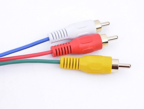 Foxnovo® 5 Feet HDMI Male to 3RCA 3 RCA Video Audio AV Cable - 4