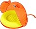 Produktbild Bieco 22051110 - Baby Bade- und Spielpool mit Pop-Up-Sonnenschutzzelt, Motiv: Maus, orange, ca. 97 x 97 x 74 cm