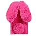 Produktbild Shinyzone Plüsch Hülle für Huawei P20 Lite,Huawei P20 Lite Pelzig Hülle,Niedlich Weich Handgefertigt Hase Flauschige Faux Pelz Warm Handy Hülle mit Kristall Diamant Bowknot,Stoßfest TPU Stoßstange Rückseite Schutzhülle-Magenta
