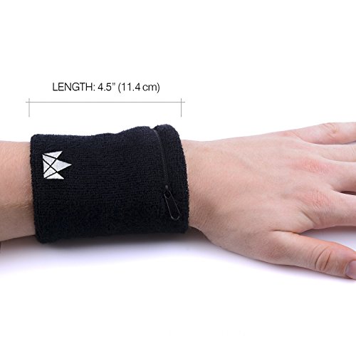 The Friendly Swede 2er-Set Schweißarmband mit praktischer Reißverschlusstasche - 4