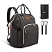 Produktbild HEYI Wickeltasche, Reise Wickelrucksack, Groe Kapazitt Multifunktion Baby Tasche, Isoliert Mummy Rucksack Passform f¨¹r Kinderwage (Grau)