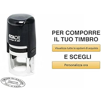 Timbro Rotondo Autoinchiostrante COLOP R-17 | Diametro 17 Mm, Qualità Professionale - Foto 2