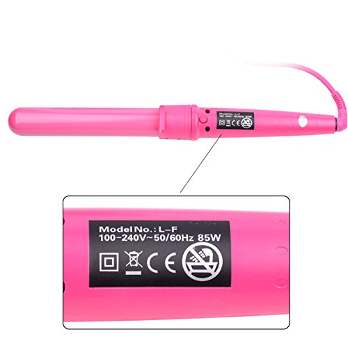 CkeyiN ®5 in 1 Austauschbare LCD Display Lockenwickler + Hitzeschutzhandschuh - 7