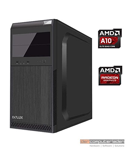 dercomputerladen Office Aufrüst PC System AMD, A10-7700K 4x3,4 GHz, 4GB RAM, Radeon R7 Serie -2GB