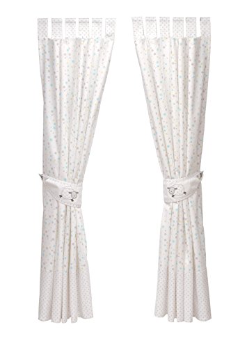 Silvercloud Counting Sheep Curtains and tiebacks