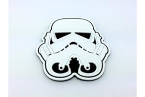 PATCH NATION Stormtrooper Casco Blanco Patch PVC Airsoft