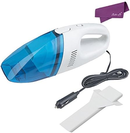 SalesLa 12V Portable Vacuum Cleaner Dual Wet and Dry with Filter Car Plug in Light Weight Handheld Hoover