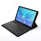 【Bluetooth Tastatur】 Die Reichweite der Bluetooth Tastatur ist bis zu 10 Meter. Drücken Sie Fn + C, um den Bluetooth-Pairing-Modus zu aktivieren. Suchen Sie dann auf Ihrem Tab nach BT 3.0 Keyboard und klicken Sie darauf, um eine Verbindung herzustellen