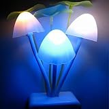 Verträumt LED Pilz Lampe Lichtsensor Nacht Licht Kontrolle EU Stecker Schlafzimmer Wand Leuchte Party Dekoration - 4