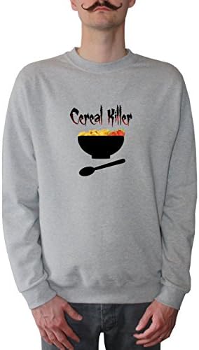 Mister Merchandise Men´s Sweatshirt Sweater Cerial Killer, Size: XXL, Color Grau