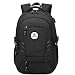 Produktbild USB-Aufladung-Port-15 Zoll-Business-Laptop-Rucksack für Damen und Herren, mit Ladekabel und noch ein 3-in-1 USB Ladekabel bis 1 Meter dazu, 3 Anschlüsse für Apple, Samsung und Huawei (003)