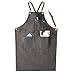 Produktbild AXIANQI PU Gürtel Denim Arbeits Schürze Mode Multi-Color-Multi-Tasche Tee-Shop Friseurladen Männer Und Frauen Overall A (Farbe : Gray C)