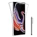 Produktbild VCOMP Hülle Cover Silikon Gel transparent Ultra- dünn 360° Schutz Integral vorne und hinten für Samsung Galaxy Note 9 6.4"/ Note9 Duos SM-N960F/ SM-N960U/ SM-N960F/DS - übersichtlich + Stylus