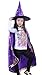Price comparison product image La Vogue Boys Girls Halloween Magic Cloak Fancy Dress Star Cape and Hat (Black)