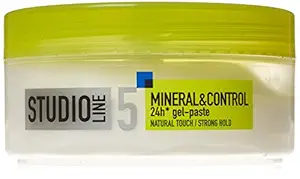 LOreal Paris Studio Line 5-Mineral and Control 24h Strong Hold Gel-Paste, 150 ml