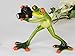 Produktbild Frosch mit Kamera Kröte Lurch Deko Tier Figur Skulptur Froschkönig Laubfrosch