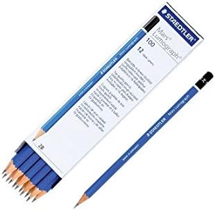 2B Staedtler Mars Lumograph Drawing / Sketching Pencil 12 pieces by areerataeyshop