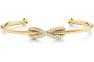 MINUTIAE Infinity Shape Bracelet Adjustable for Women & Girls Jewelry for Gift
