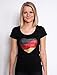 Produktbild T-Shirt Deutschland Herz Damen Schwarz XXL (2XL)