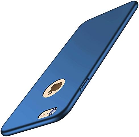 iPhone 7/7s Case, ZFeibi Hard PC iPhone 7/7s Cover [4.7inch] with Full Tempered Glass Screen Protector Anti-Scratch Lightweight Ultra-Thin for iPhone 7 Case - Blue