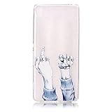 Felfy Hülle für Sony Xperia XA,Sony Xperia XA Handyhülle,Sony Xperia XA Transparent Hülle Schön Finger Muster Premium Weich Backcover Ultra Dünn Schutzhülle Durchsichtig Flexibel Klar Transparent Gel Silikon TPU Hülle Superdünn Stoßfest Tasche Etui Bumper für Sony Xperia XA + 1 x Silver Stylus + 1x Bling Dust Plug [Farbe Random] - 2