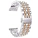Price comparison product image for Huawei Watch GT Replacement Band, Stainless Steel Quick Release Watchband Adjustable Wristband Strap Bracelet for Huawei Watch GT Replacement Women Men jinjiums (Rose Gold)