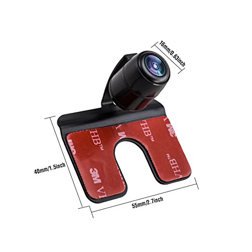 AUTO-VOX Car Wireless Rear View Camera Monitor Kit - 3.5 Inch LCD Reversing Monitor 2.4G Wireless with 165 Degree Wide Angle License Plate Backup Camera