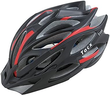Premium Quality Airflow Bike Helmet For Road &amp; Mountain Biking - Safety Certified Bicycle Helmets For Adult Men &amp; Women, Teen Boys &amp; Girls - Comfortable , Lightweight , Breathable ( Color : Black and red )