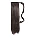 Forever Young Clip In Pony Tail Hair Extension Wrap Around Ponytail Hair Extension Piece Chocolate Dark Brown 4#