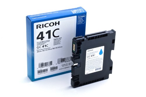 Ricoh 405762 SG3110DN Inkjet Cartridge, 2200 Seiten, ISO24711 GC41C, cyan - 2