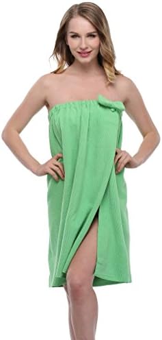 Microfiber Bath Wrap Womens Washable Adjustable Spa Beach Pool Shower Wrap