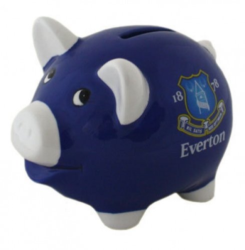 Preisvergleich Produktbild SPARSCHWEIN SPARDOSE SPARBÜCHSE FC EVERTON
