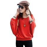 Durch die weiten Halsausschnitt und die weiten Fledermausärmel ein absoluter Hingucker an jeder Frau!