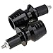 Produktbild 2 x LENKERGEWICHTE Lenker scooter Stabilisator Lenkerenden Motorrad 7/8 22 mm schwarz