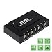 Produktbild Plugable USB 3.0 7 Port SuperSpeed Hub mit 60W Netzteil (BC 1.2 Schnelllade-Unterstützung für Android, Apple iOS und Windows Geräte)