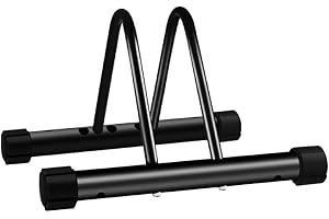 NURCIX Floor Type Bicycles Storage Organizers Single Bike Floor Stand Heavy Duty Parking Rack Adjustable Garage Bike Stand Bike Floor Stand Easy Installation