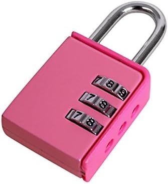 Secure Luggage Combination Lock Child Lock Pink Square