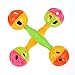 Produktbild Neue Nordvpn Mode Kinder Regenbogen Holzgriff Glocke Jingle Stick Shaker Rassel Spielzeug (K) Von YuGGK
