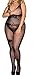 Produktbild marysgift Nahtloser Netz-Bodystocking Dessous, Übergröße 32 34 36 38, schwarz, Dessous Damen Reizwäsche