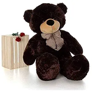 HUG n FEEL SOFT TOYS Teddy bear 3 feet, Soft toy, Teddy bear 3 feet for girls, Soft toys for kids, Birthday gift for girls,Wife,Girlfriend,Husband(Chocolate Brown 3 feet)