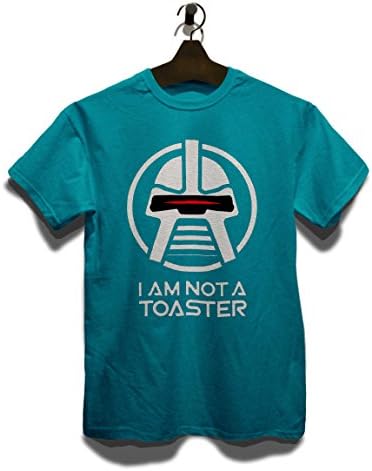 Cylon I Am Not A Toaster T-Shirt tuerkis-turquoise L