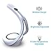 Produktbild OWEM Dimmer LED Tischlampe mit Kabellosem Ladegerät, Nachttischlampe mit 3 Farbmodi, Touch-Steuerung, Schnellladung Kompatibel mit iPhone, Samsung Galaxy und Mehr,Silver