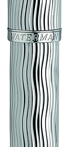 Waterman Carene Essential Silver Wave Silver Trim Rollerball - Gift Boxed