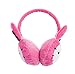 Cute Rabbit Kids Earmuff Durable Winter Baby Earflap Keep Warm with PlushFuchsia