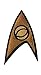 Price comparison product image Starfleet Science Officer Star Trek TOS 1st 2nd Season Patch 3"x1.75"